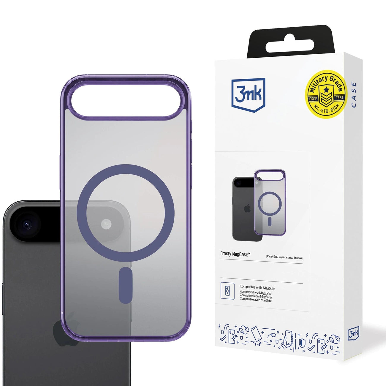 3mk Frosty MagCase for iPhone 17 Air - Purple_0