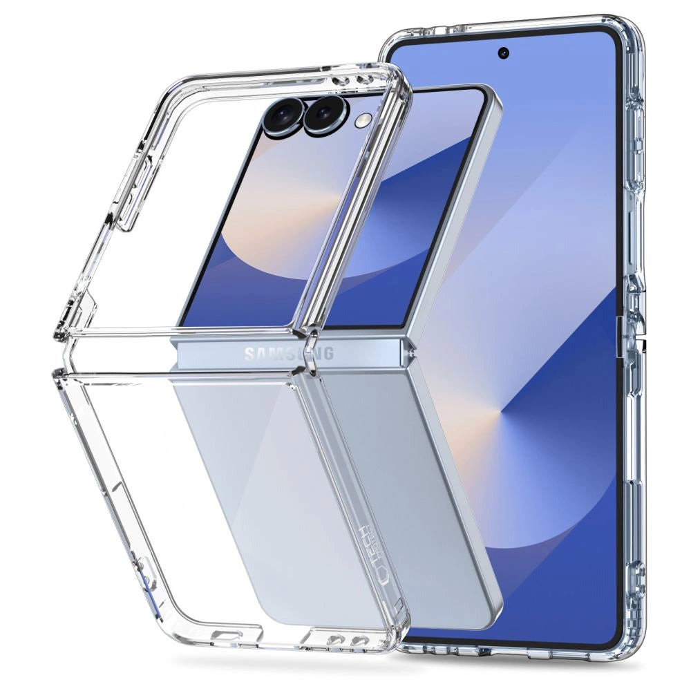 Tech-Protect FlexAir Hybrid Case for Samsung Galaxy Z Flip 7 - Transparent_0