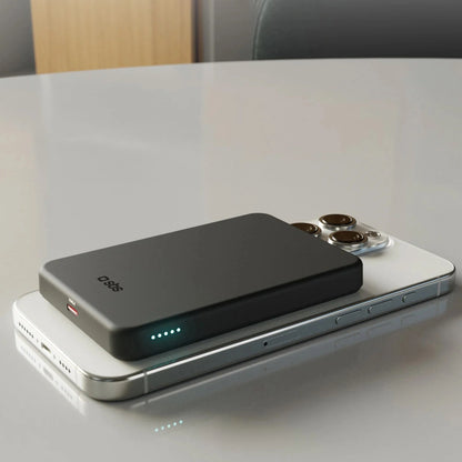 SBS Mag Power Qi2 5000 mAh Powerbank Compatible with MagSafe - Black_5