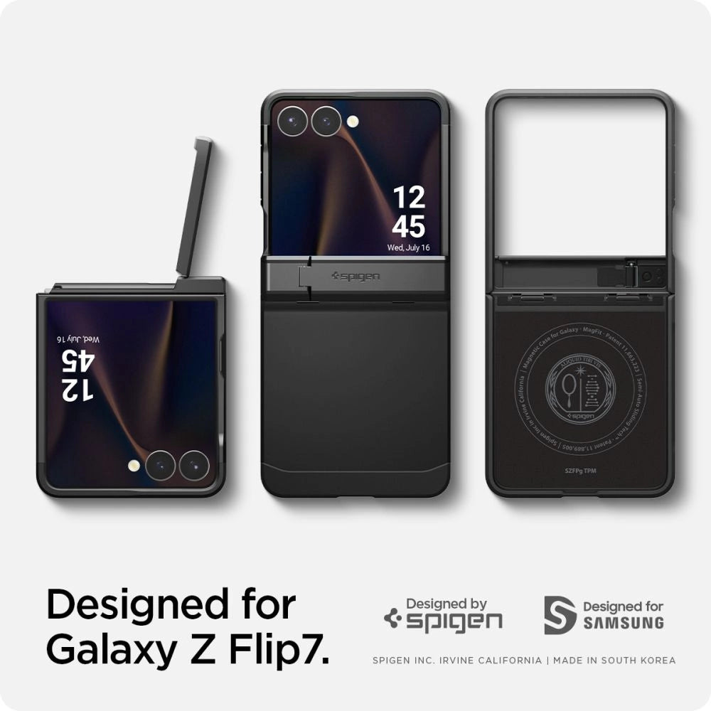 Spigen Tough Armor Pro Mag MagSafe Case for Samsung Galaxy Z Flip 7 - Black_19