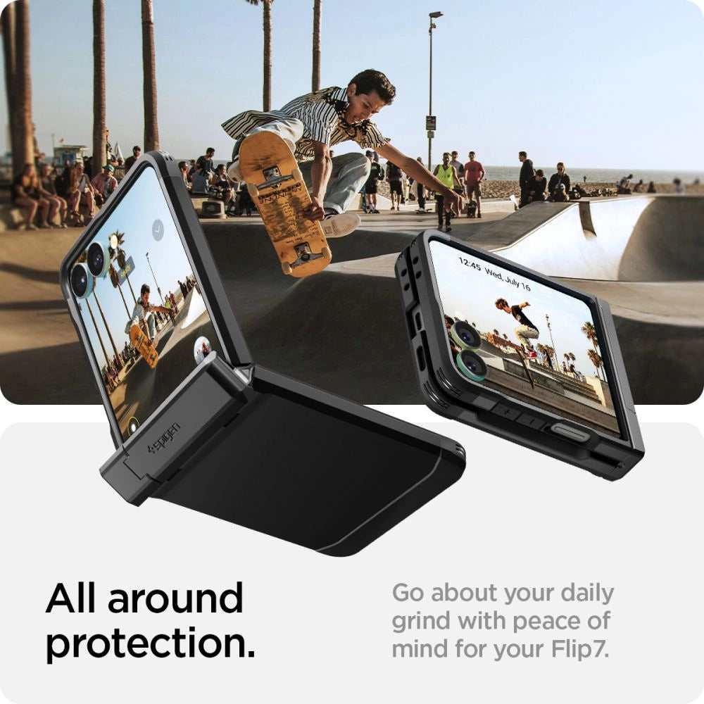 Spigen Tough Armor Pro Mag MagSafe Case for Samsung Galaxy Z Flip 7 - Black_20