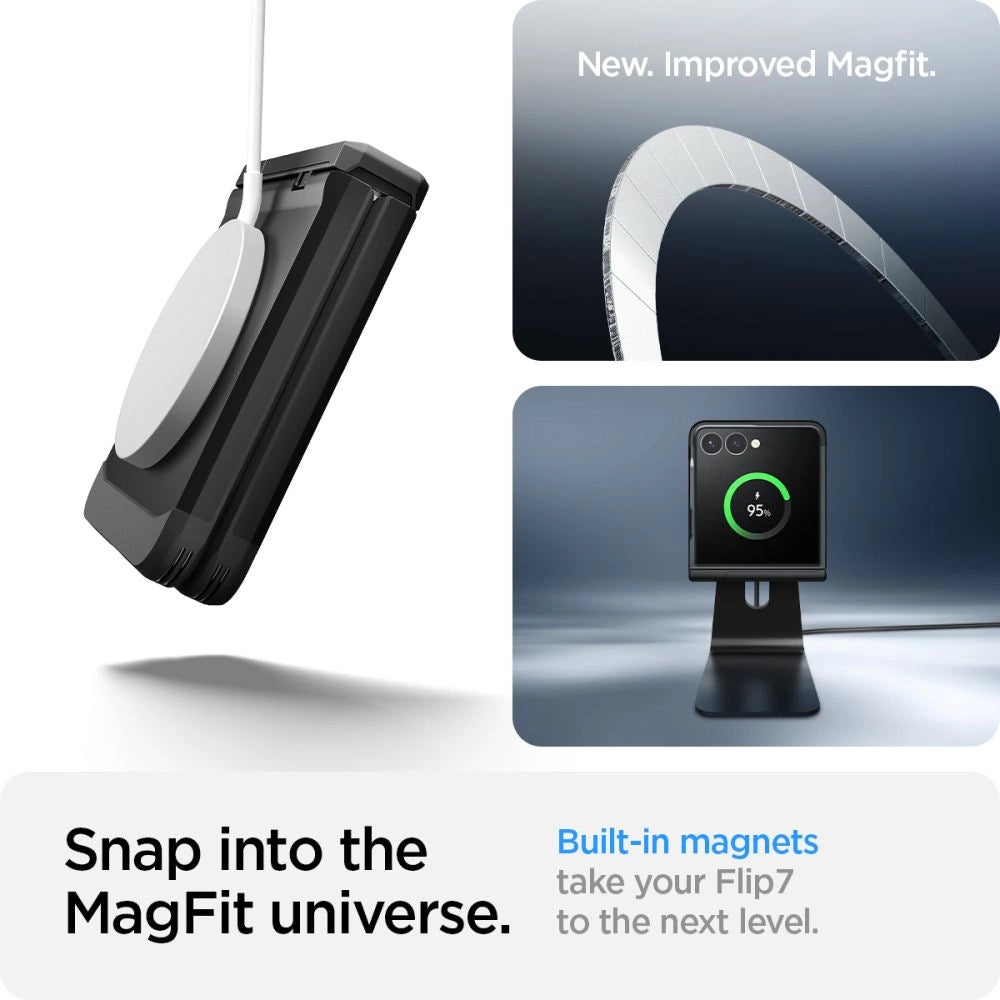Spigen Tough Armor Pro Mag MagSafe Case for Samsung Galaxy Z Flip 7 - Black_21