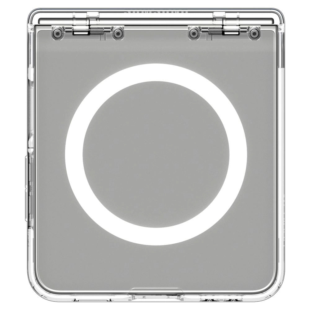 Spigen Ultra Hybrid Pro Mag MagSafe Case for Samsung Galaxy Z Flip 7 - Clear and White_9