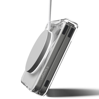 Spigen Ultra Hybrid Pro Mag MagSafe Case for Samsung Galaxy Z Flip 7 - Clear and White_18