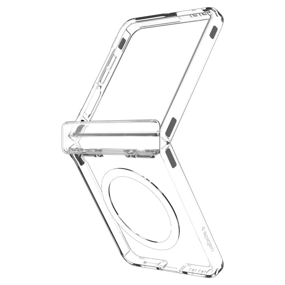 Spigen Ultra Hybrid Pro Mag MagSafe Case for Samsung Galaxy Z Flip 7 - Clear and White_3