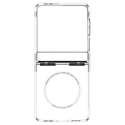 Spigen Ultra Hybrid Pro Mag MagSafe Case for Samsung Galaxy Z Flip 7 - Clear and White_6