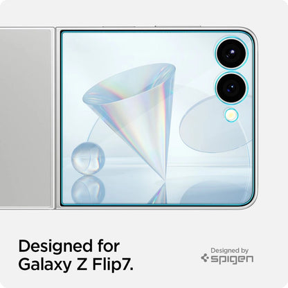 Spigen Glas.TR EZ Fit HD Tempered Glass Screen Protector for Samsung Galaxy Z Flip 7 - Transparent_9