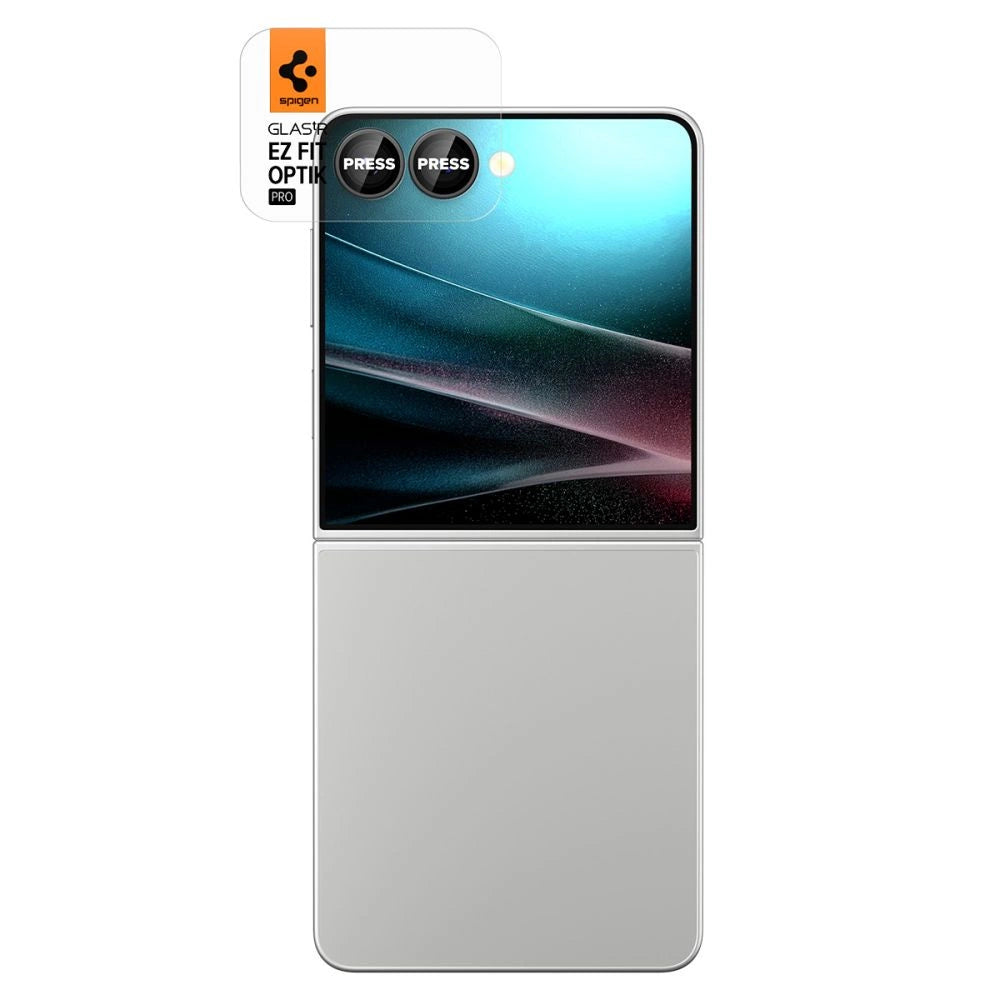 Spigen Optik Pro HD Glas.TR EZ Fit 2-pack Camera Protector for Samsung Galaxy Z Flip 7 - Black_1
