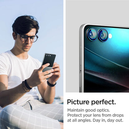 Spigen Optik Pro HD Glas.TR EZ Fit 2-pack Camera Protector for Samsung Galaxy Z Flip 7 - Black_7
