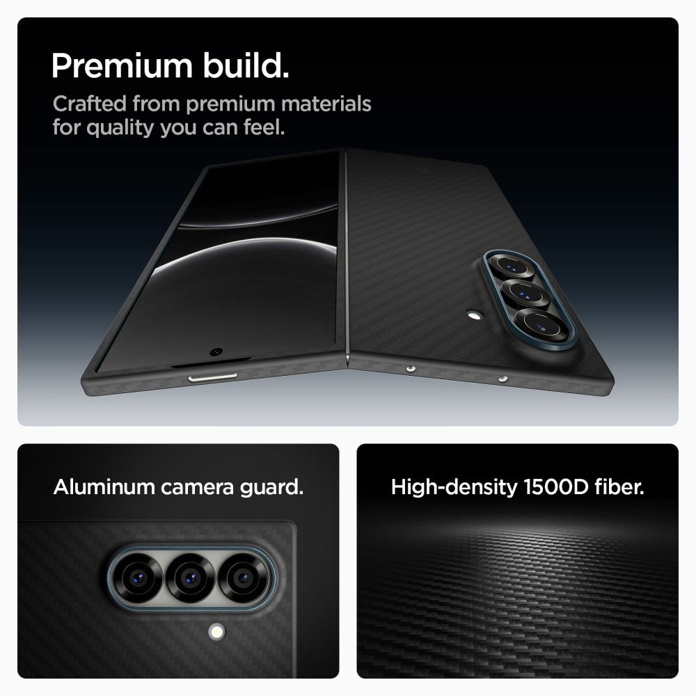 Spigen AirSkin Aramid Case for Samsung Galaxy Z Fold 7 - Black_2
