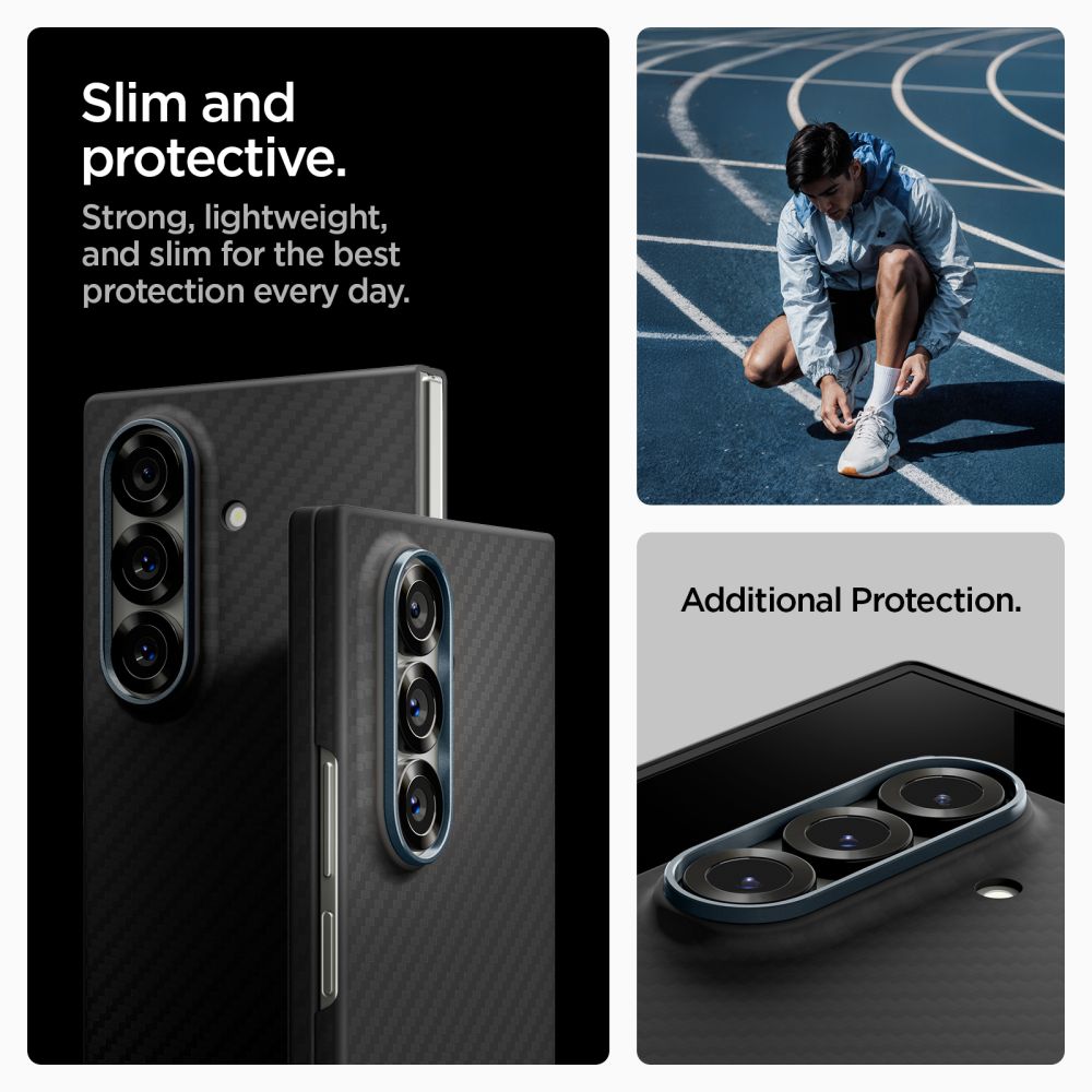Spigen AirSkin Aramid Case for Samsung Galaxy Z Fold 7 - Black_3