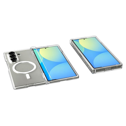 Spigen Tough Armor Pro Mag MagSafe Case for Samsung Galaxy Z Fold 7 - Clear and White_13