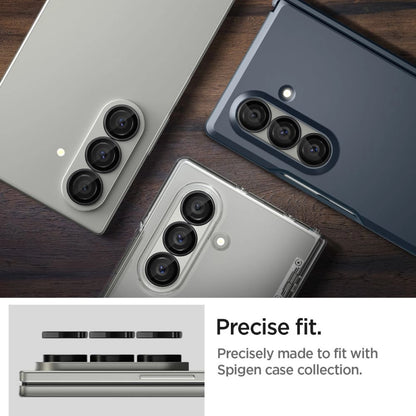 Spigen Optik Pro HD Glas.TR EZ Fit 2-pack Camera Protector for Samsung Galaxy Z Fold 7 - Black_9