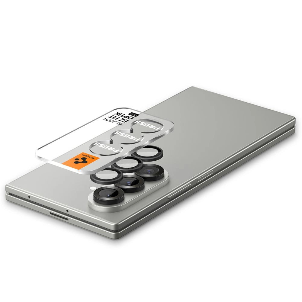 Spigen Optik Pro HD Glas.TR EZ Fit 2-pack Camera Protector for Samsung Galaxy Z Fold 7 - Black_4