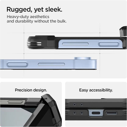 Spigen Tough Armor Pro Mag MagSafe Case for Samsung Galaxy Z Flip 6 / 7 FE - Black_4
