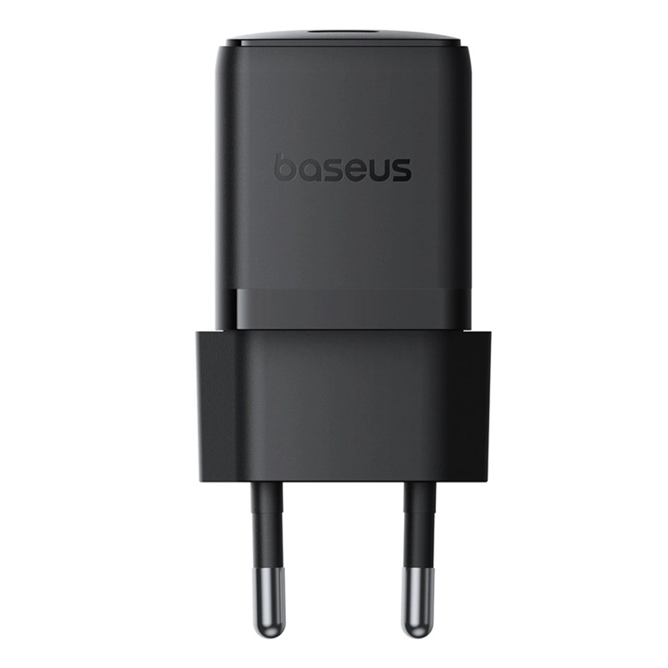 Baseus Palm 1C 20W Wall Charger (with Baseus Mini White USB-C 60W (20V/3A) 1m Cable) - Black_1