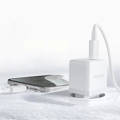 Baseus Palm 1C 20W Wall Charger (with Baseus Mini White USB-C 60W (20V/3A) 1m Cable) - White_12