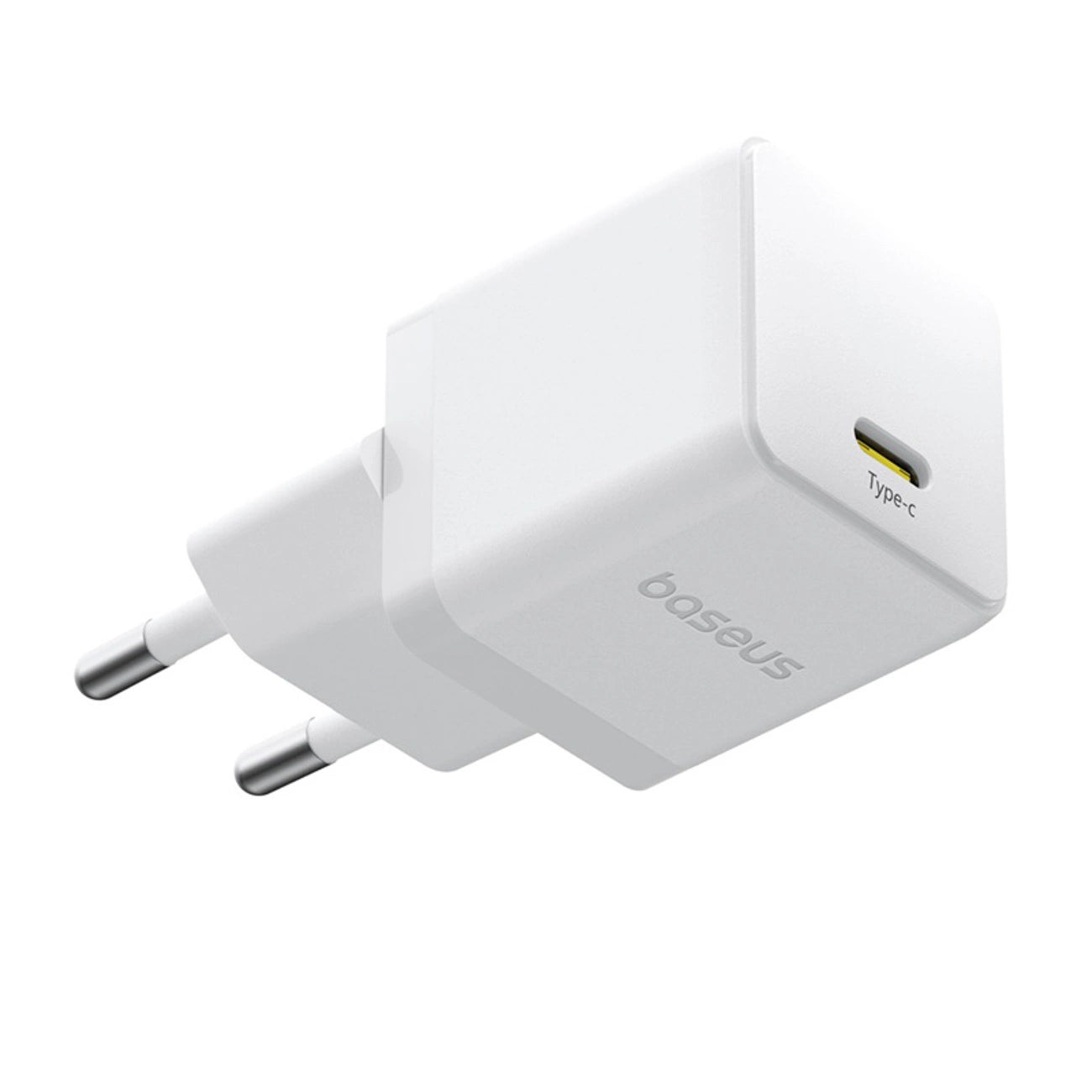 Baseus Palm 1C 20W Wall Charger (with Baseus Mini White USB-C 60W (20V/3A) 1m Cable) - White_2