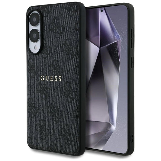 Guess 4G Ring Classic Logo MagSafe Case for Samsung Galaxy S25 Edge - Black_0