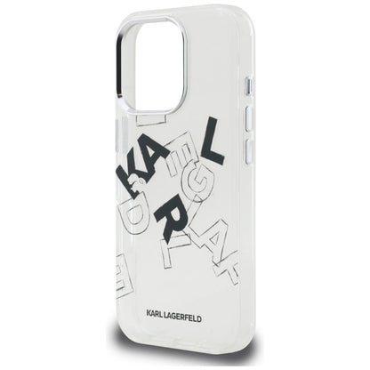 Karl Lagerfeld IML Sketched Graphic Case for iPhone 16 Pro - Clear_5