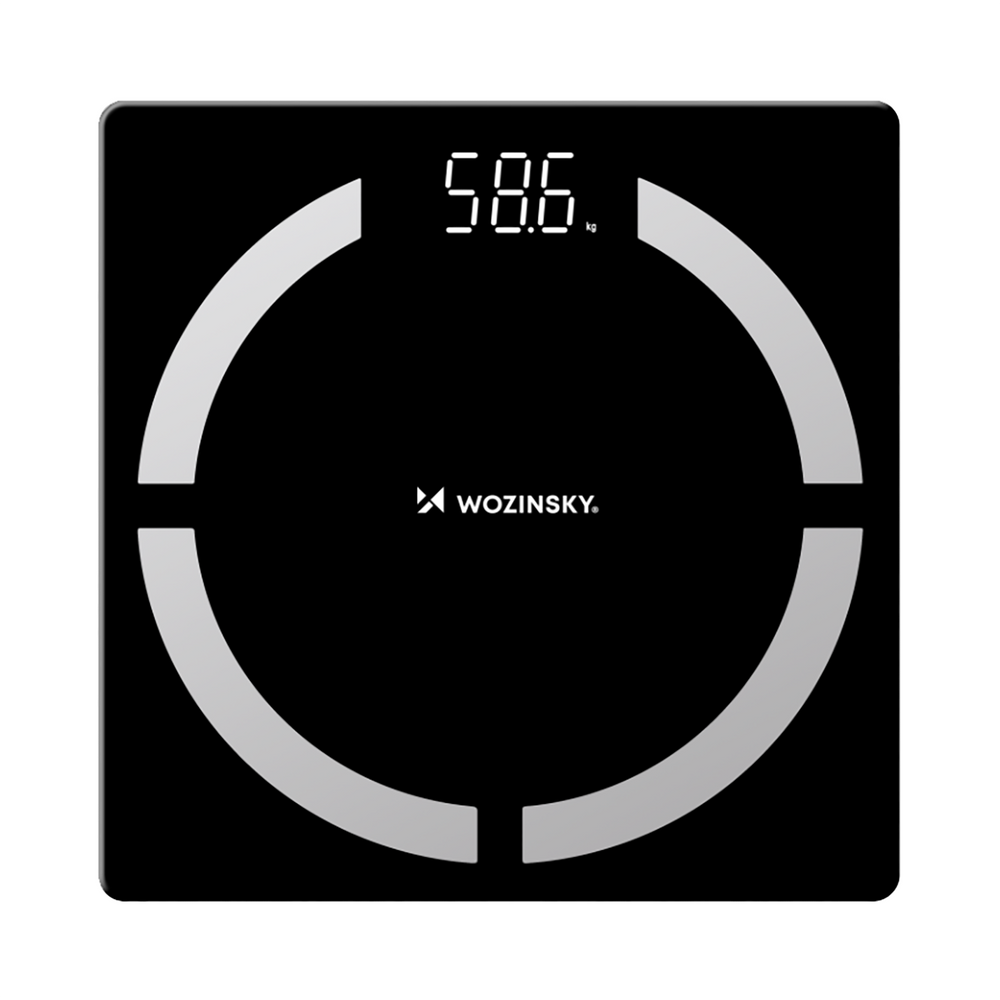 Wozinsky WIWL-30 Smart Bluetooth Bathroom Scale - Black_1