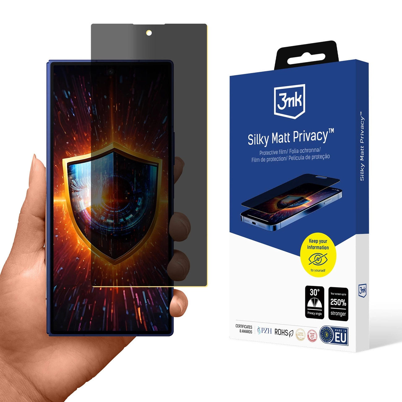 3mk Silky Matt Privacy Screen Protector for Samsung Galaxy Z Fold 7_0