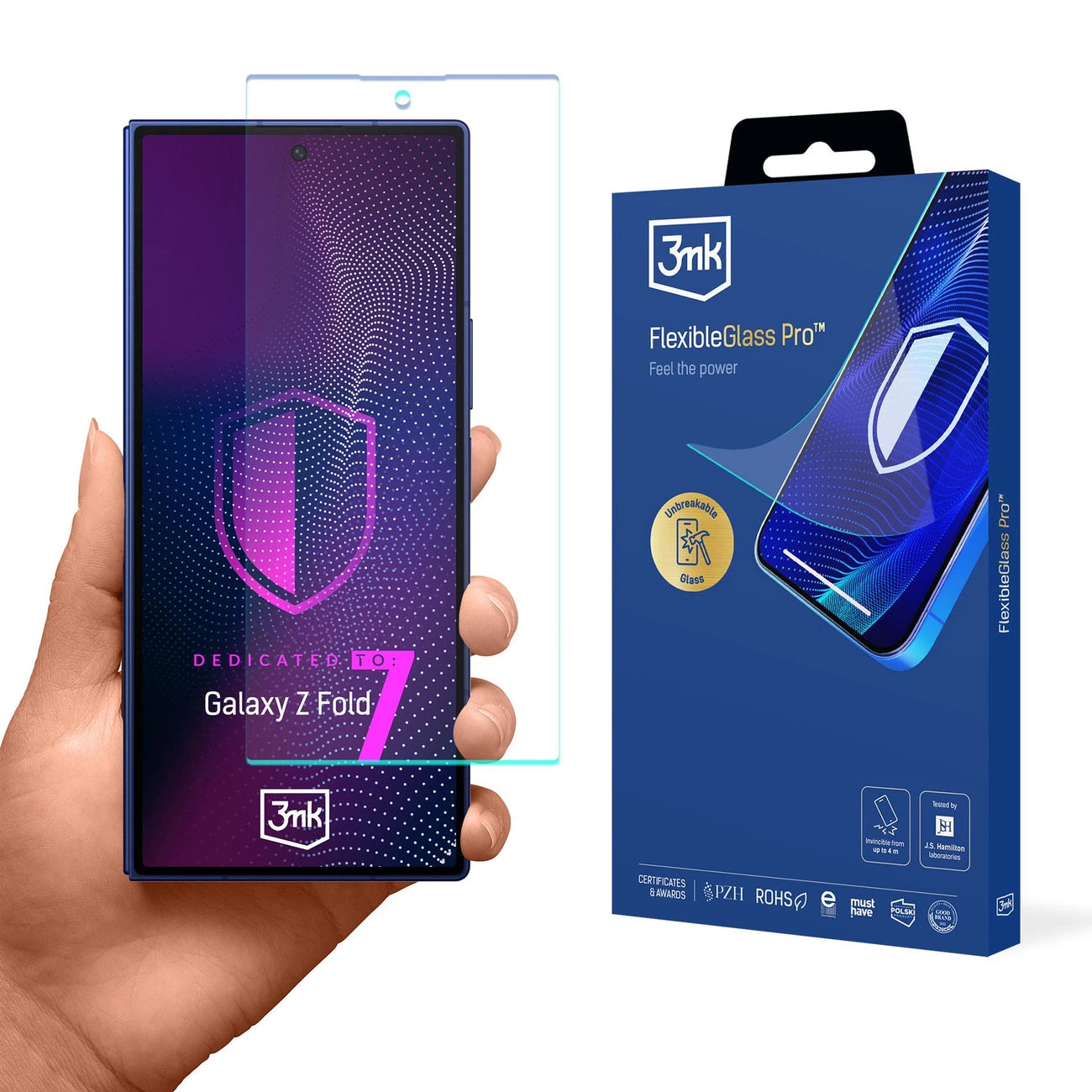 3mk FlexibleGlass Pro hybrid glass for Samsung Galaxy Z Fold 7_0