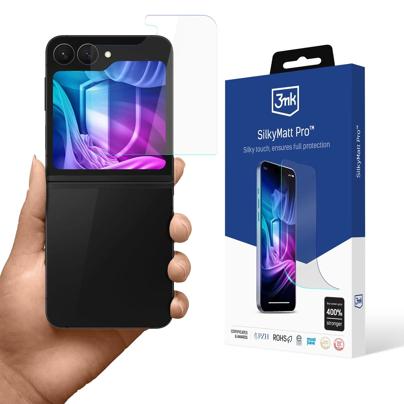 3mk Silky Matt Pro matte foil for Samsung Galaxy Z Flip 6 / 7 FE_0