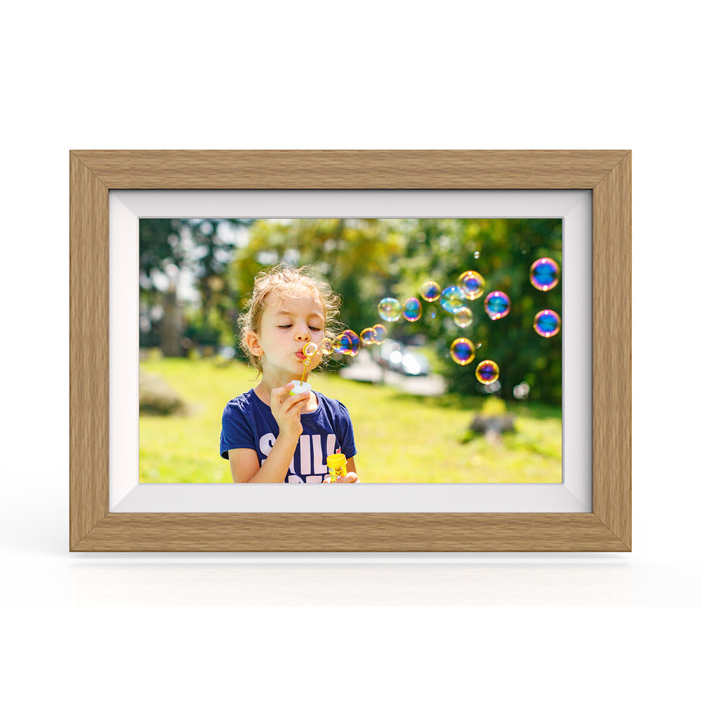 Wozinsky WRC-32 10.1" Digital Photo Frame with Frameo 32GB App - Light Brown_1