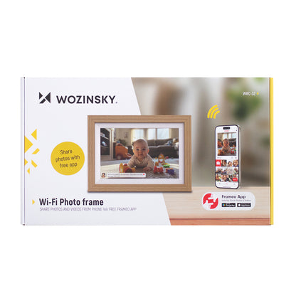 Wozinsky WRC-32 10.1" Digital Photo Frame with Frameo 32GB App - Light Brown_12