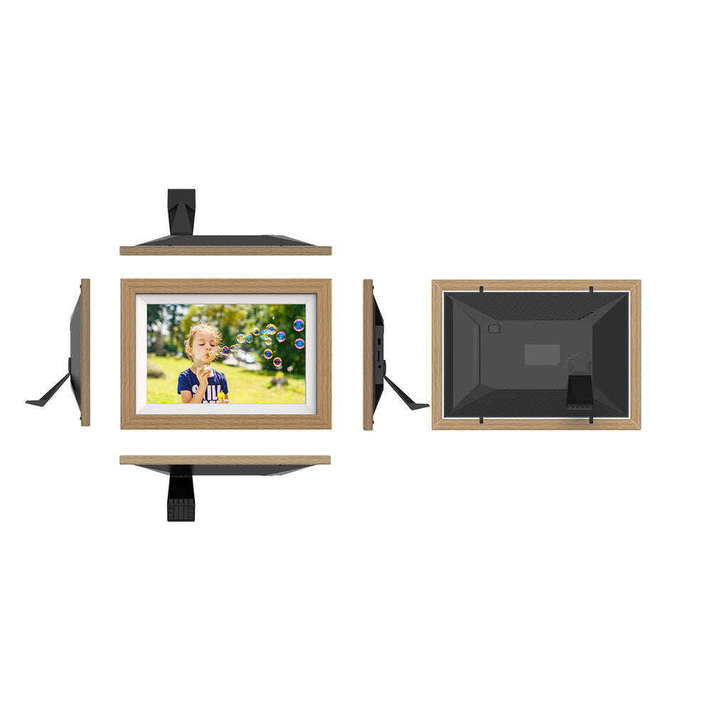 Wozinsky WRC-32 10.1" Digital Photo Frame with Frameo 32GB App - Light Brown_13