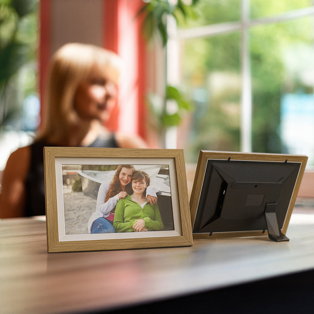 Wozinsky WRC-32 10.1" Digital Photo Frame with Frameo 32GB App - Light Brown_5