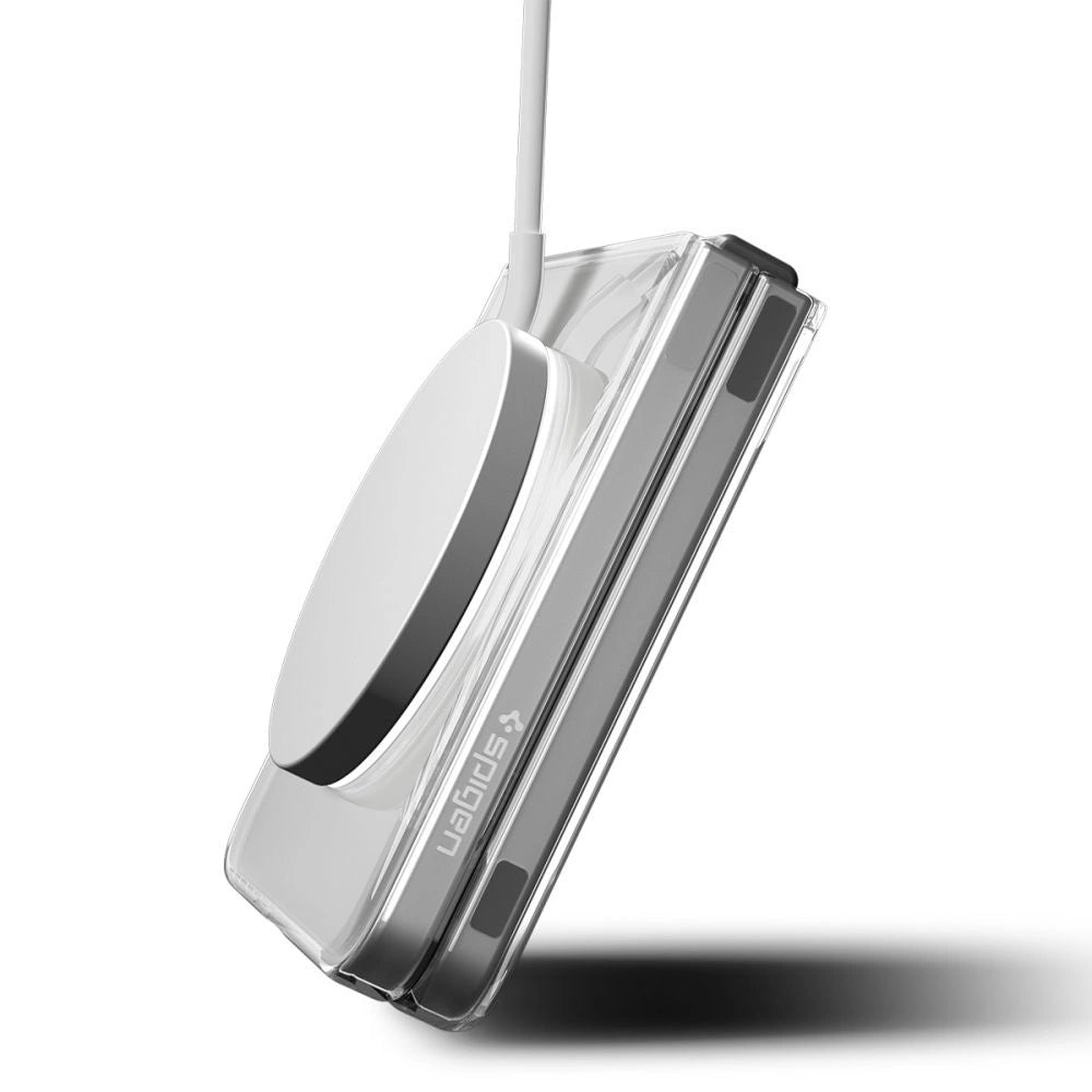 Spigen AirSkin Mag MagSafe Case for Samsung Galaxy Z Flip 7 - Clear and White_9