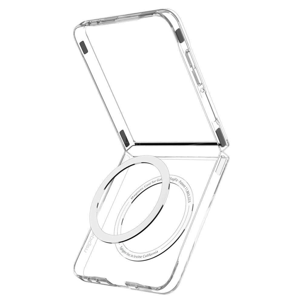 Spigen AirSkin Mag MagSafe Case for Samsung Galaxy Z Flip 7 - Clear and White_11