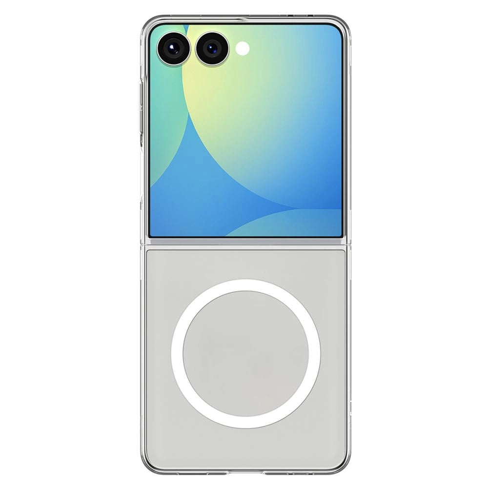Spigen AirSkin Mag MagSafe Case for Samsung Galaxy Z Flip 7 - Clear and White_3