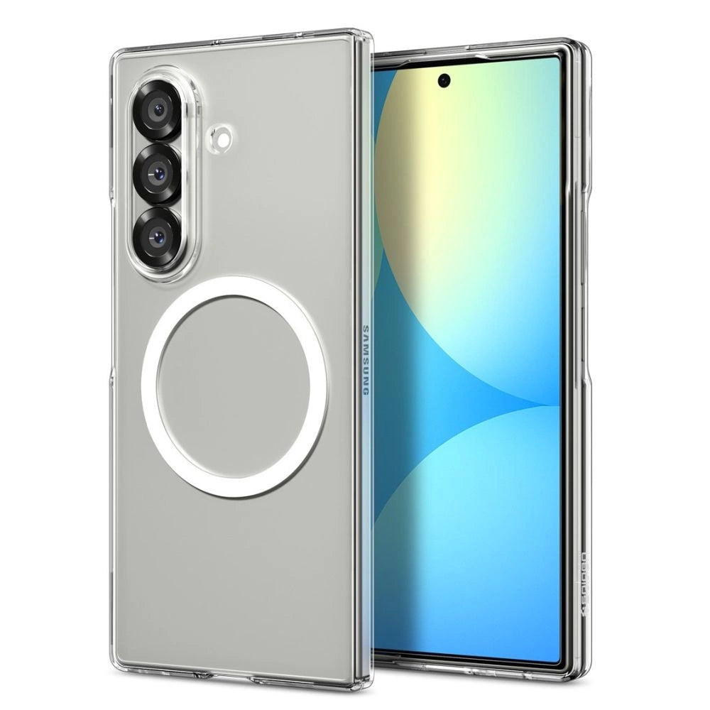 Spigen AirSkin Mag MagSafe Case for Samsung Galaxy Z Fold 7 - Clear and White_0