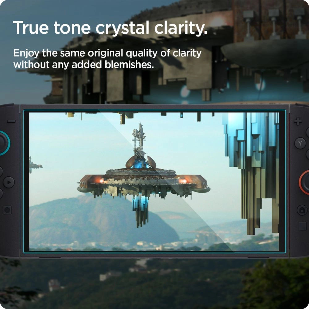 Spigen Glas.Tr ”EZ FIT” Tempered Glass 2-pack for Nintendo Switch 2 - Transparent_10