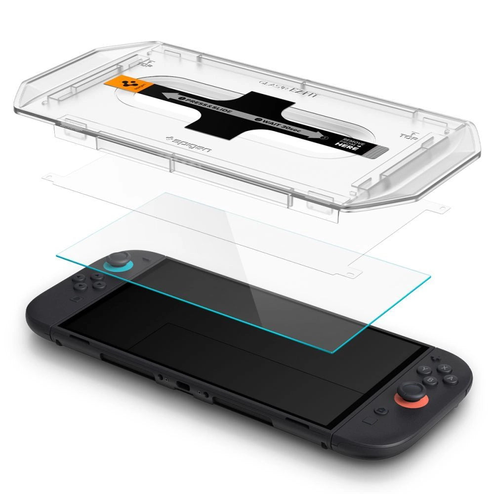 Spigen Glas.Tr ”EZ FIT” Tempered Glass 2-pack for Nintendo Switch 2 - Transparent_1