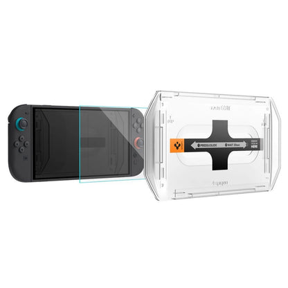 Spigen Glas.Tr ”EZ FIT” Tempered Glass 2-pack for Nintendo Switch 2 - Transparent_3