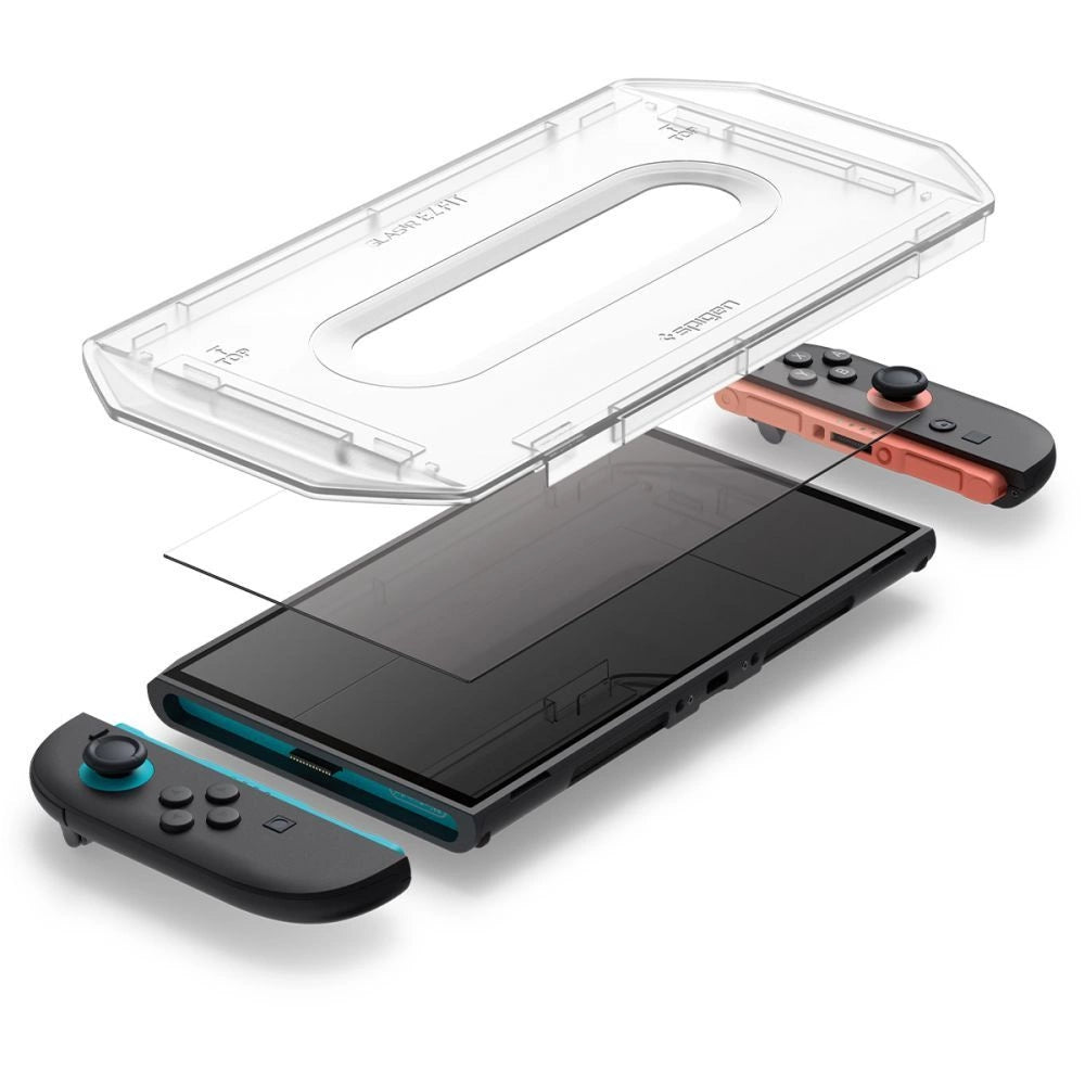 Spigen Glas.Tr ”EZ FIT” Tempered Glass 2-pack for Nintendo Switch 2 - Transparent_5