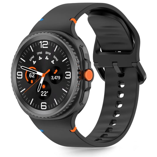 Tech-Protect Silicone Strap for Samsung Galaxy Watch 40/44/46 mm - Black_0
