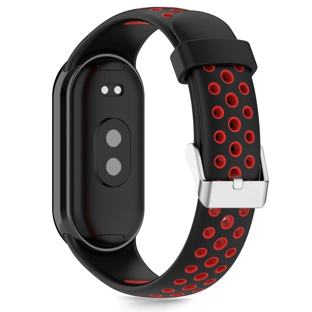 Tech-Protect IconBand Air Strap for Xiaomi Smart Band 8 / 9 / 10 / NFC - Black and Red_1
