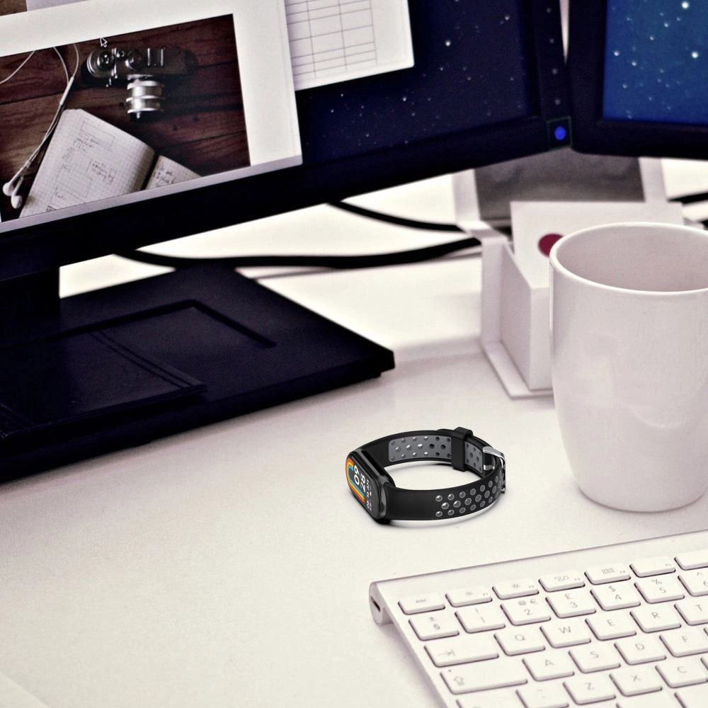 Tech-Protect IconBand Air Strap for Xiaomi Smart Band 8 / 9 / 10 / NFC - Black and Red_4