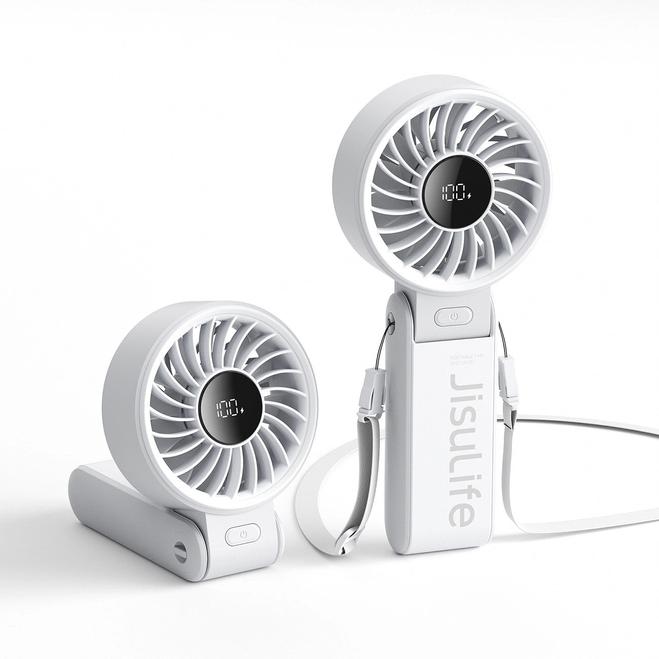 Jisulife Handheld Fan Life7 3600mAh Portable USB Fan - Gray_1