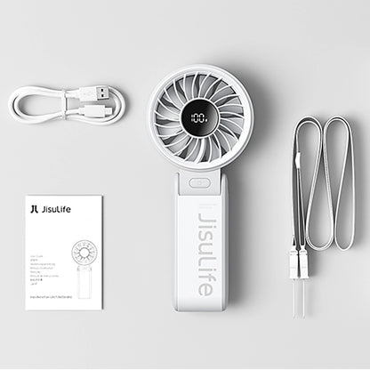 Jisulife Handheld Fan Life7 3600mAh Portable USB Fan - Gray_2