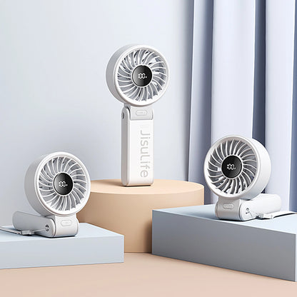 Jisulife Handheld Fan Life7 3600mAh Portable USB Fan - Gray_4