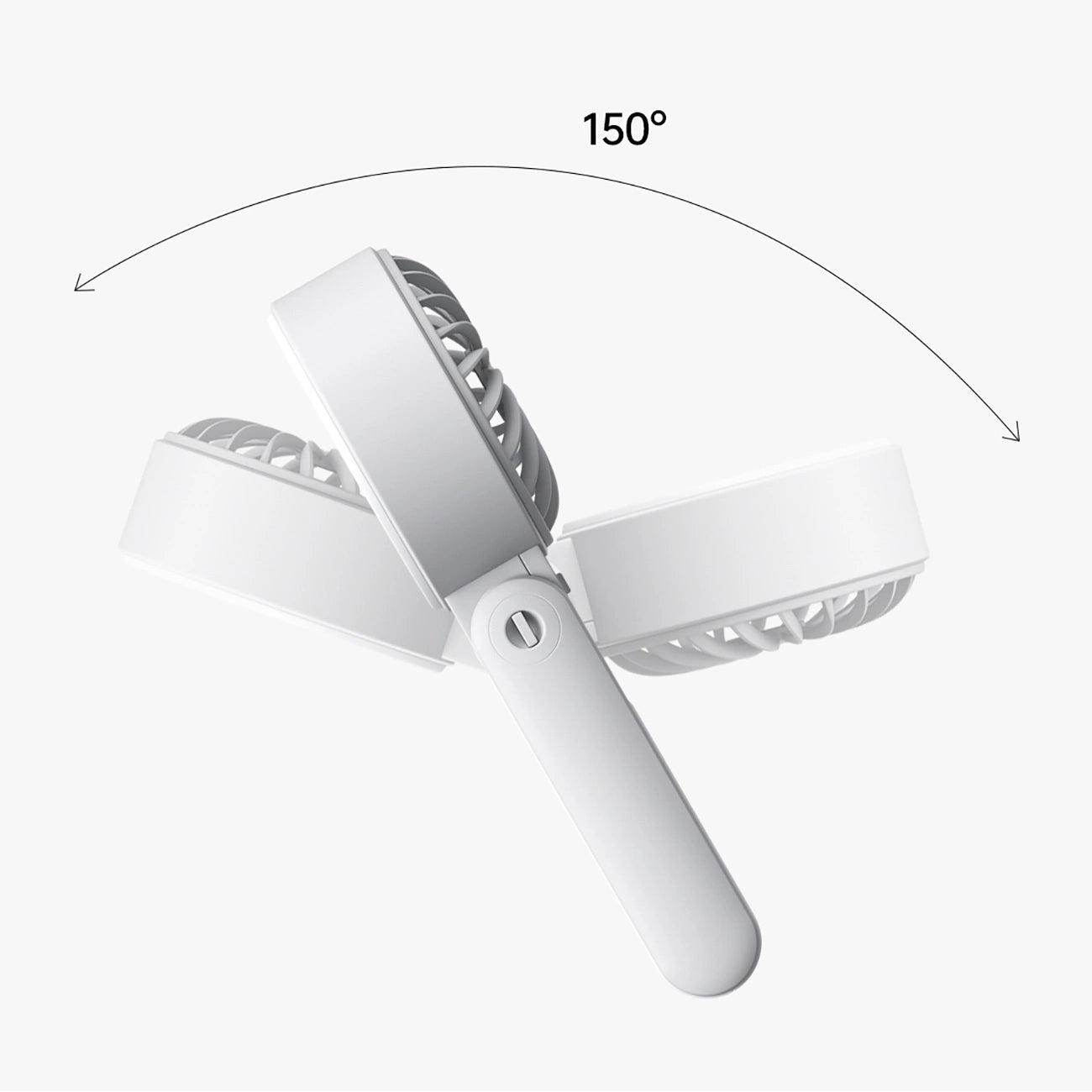 Jisulife Handheld Fan Life7 3600mAh Portable USB Fan - Gray_5