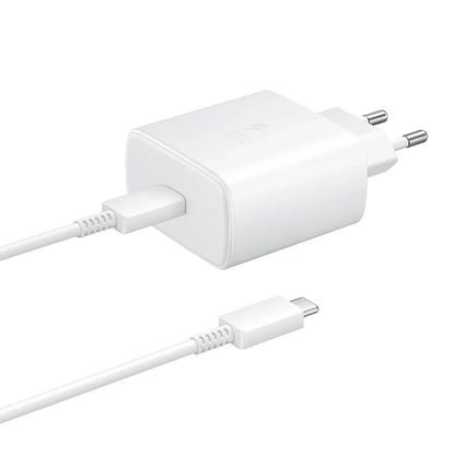 Samsung EP-TA845EWE 45W wall charger with USB-C cable Samsung EP-DW767JWE 45W 1.8m (OOB Bulk - replacement packaging) - white_0