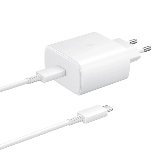 Samsung EP-TA845EWE 45W wall charger with USB-C cable Samsung EP-DW767JWE 45W 1.8m (OOB Bulk - replacement packaging) - white_0