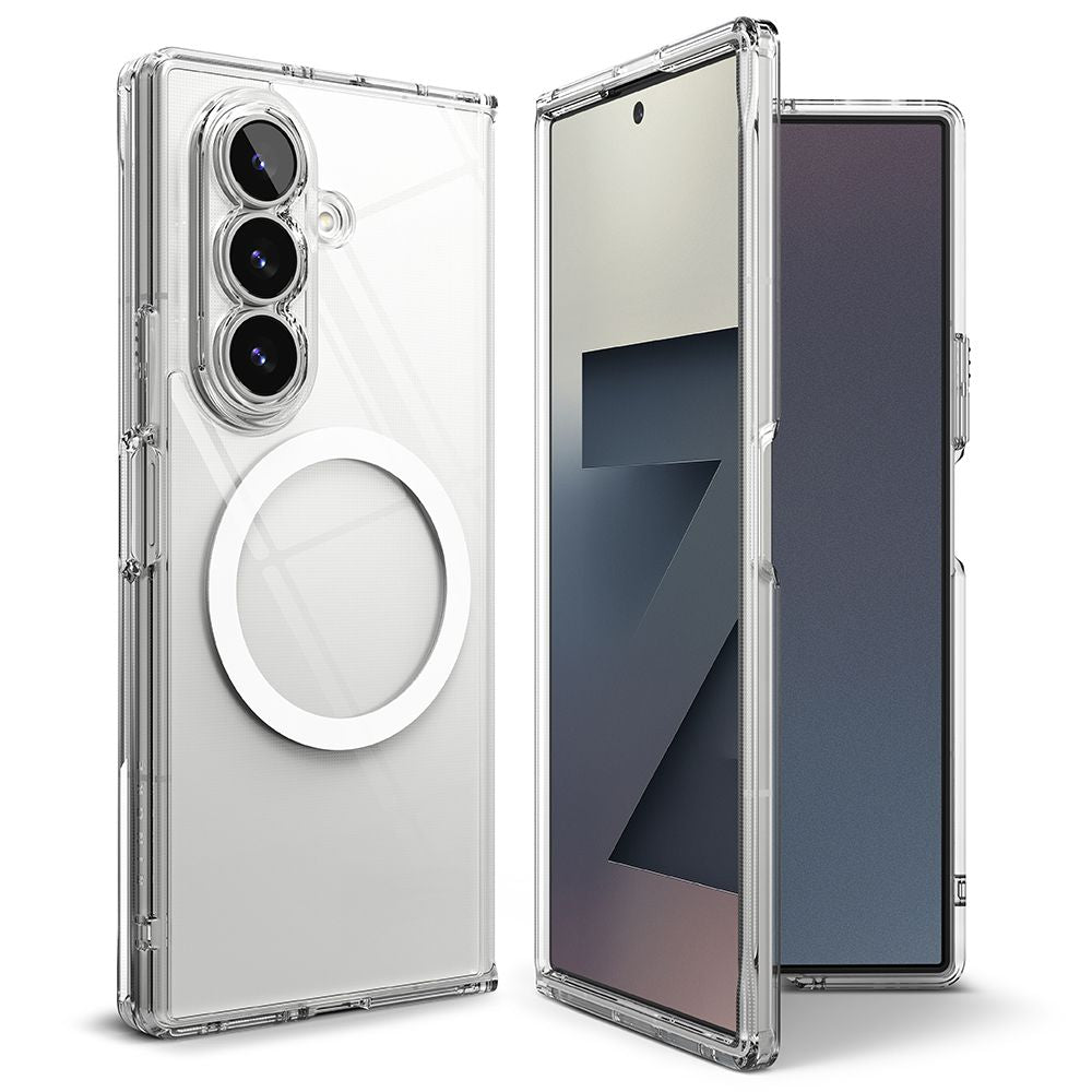 Ringke Fusion Magnetic MagSafe Case for Samsung Galaxy Z Fold 7 - Clear_3